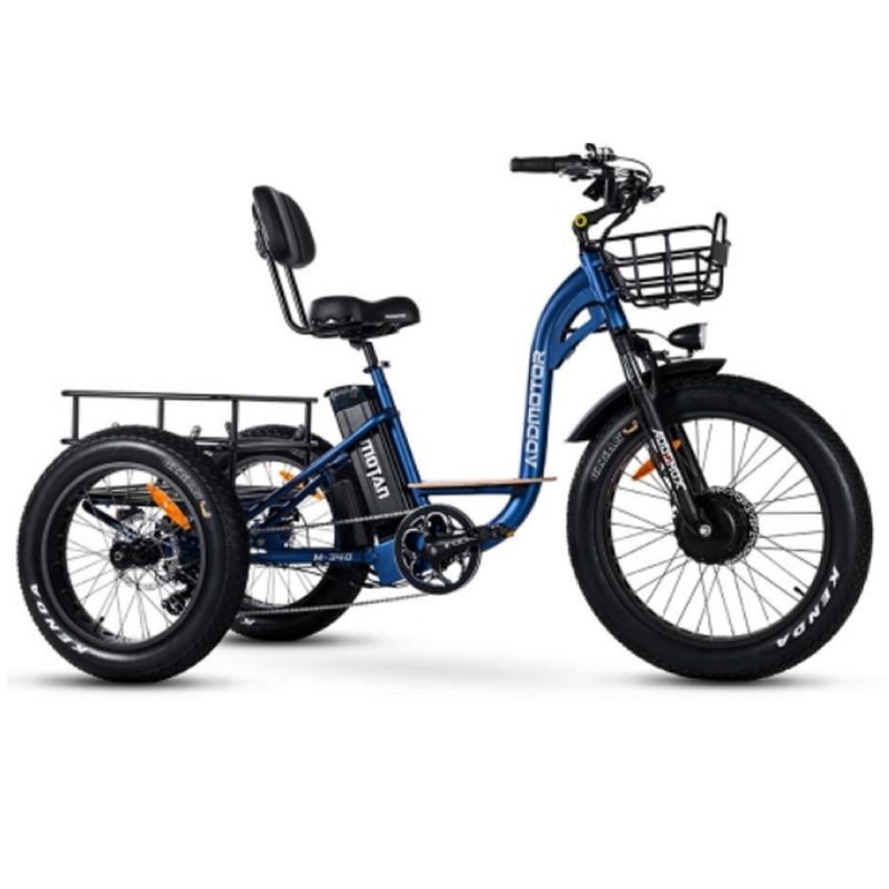 Electric Bike Addmotor M-430 Neptune Blue  Side