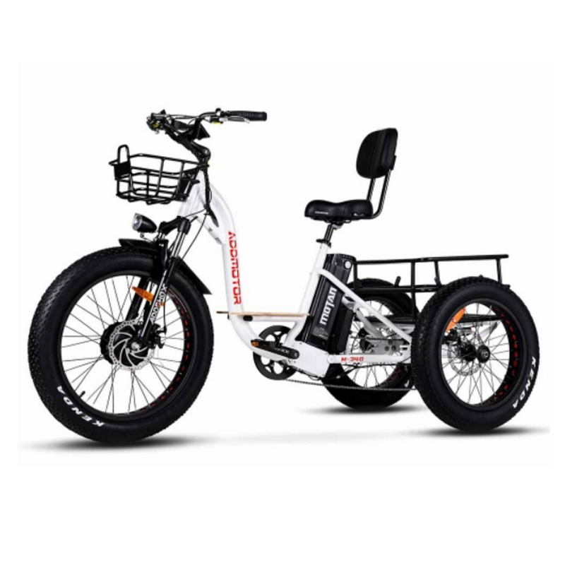 Electric Bike Addmotor M-430 White Side