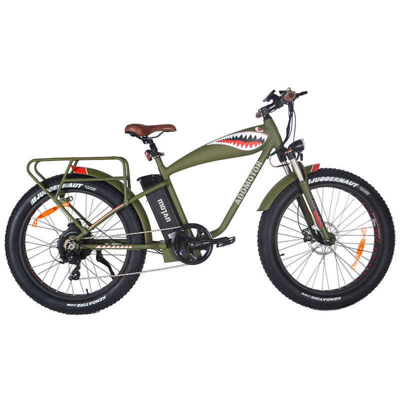 Electric Bike Addmotor M-5500 ArmyGreen Right