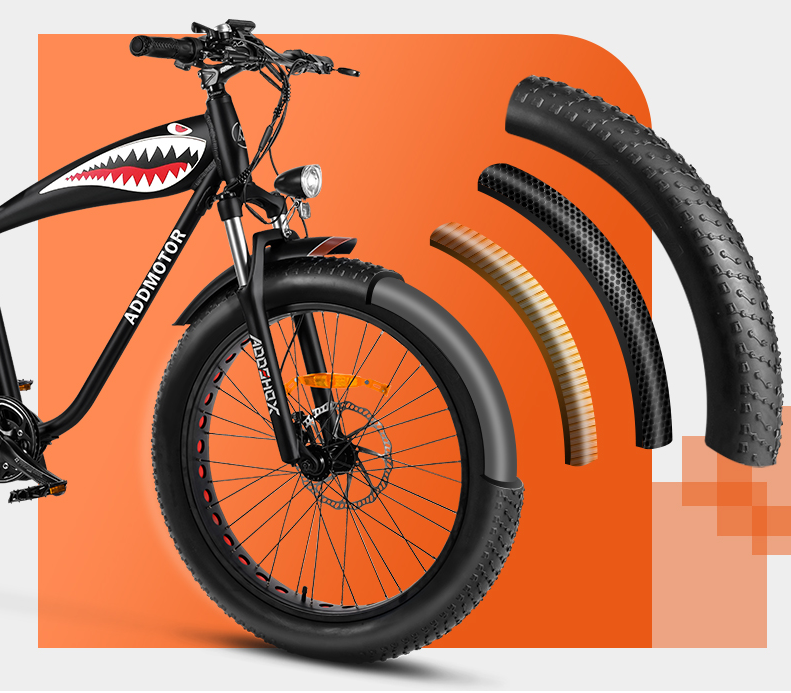 Electric Bike Addmotor M-5500 Tires
