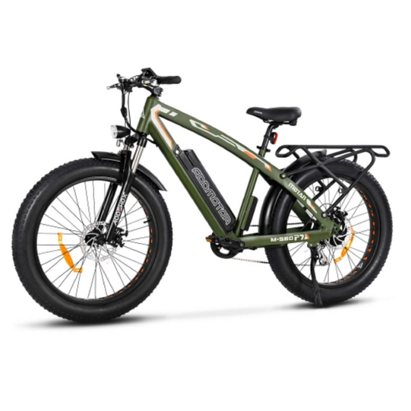 Electric Bike Addmotor M-560 P7 Army Green Side