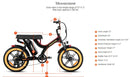 Electric Bike Addmotor M65X Dimensions
