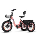Electric Bike Addmotor Triketan Pink Left