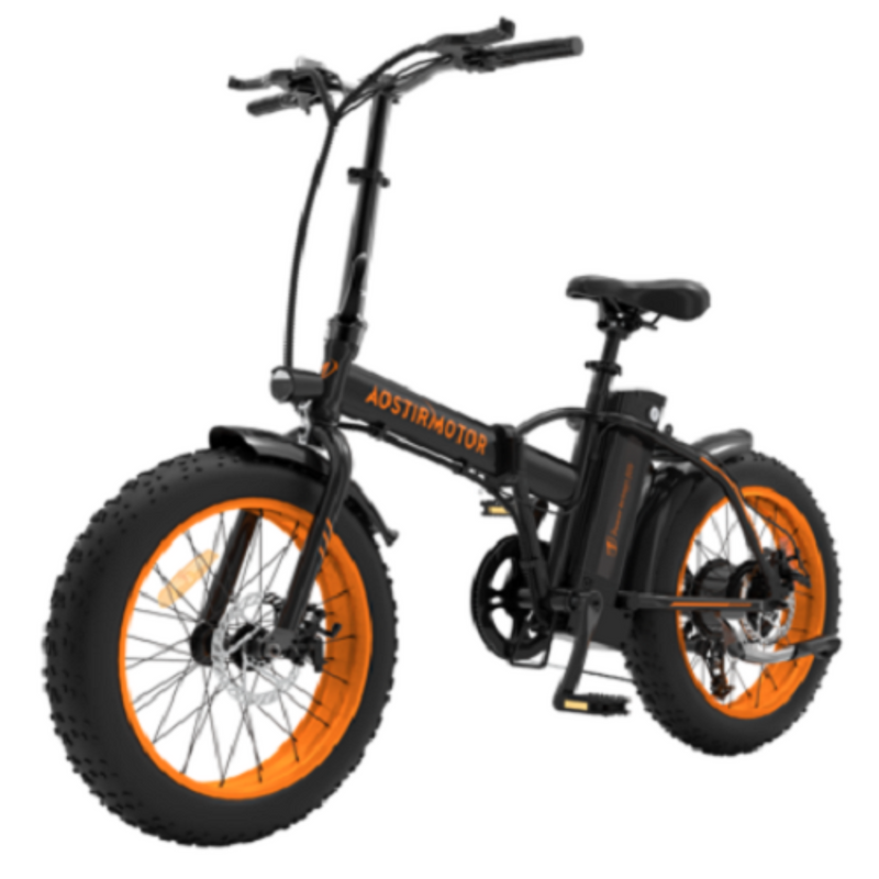 Electric Bike Aostirmotor A20 Orange Left