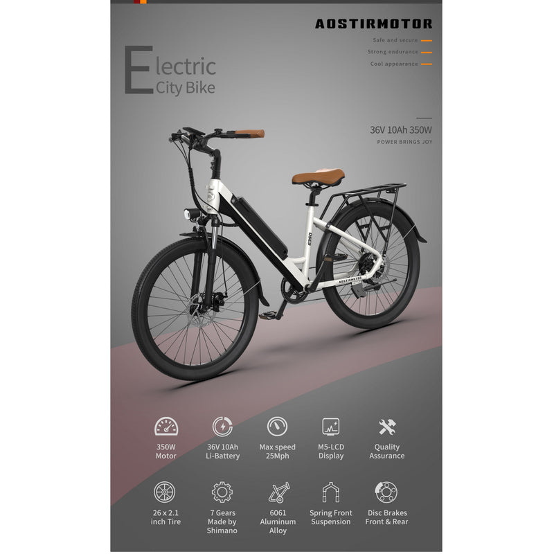 Electric Bike Aostirmotor G350 Features