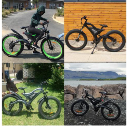 Aostirmotor 750W 26" S18 All Terrain Mountain Electric Bike