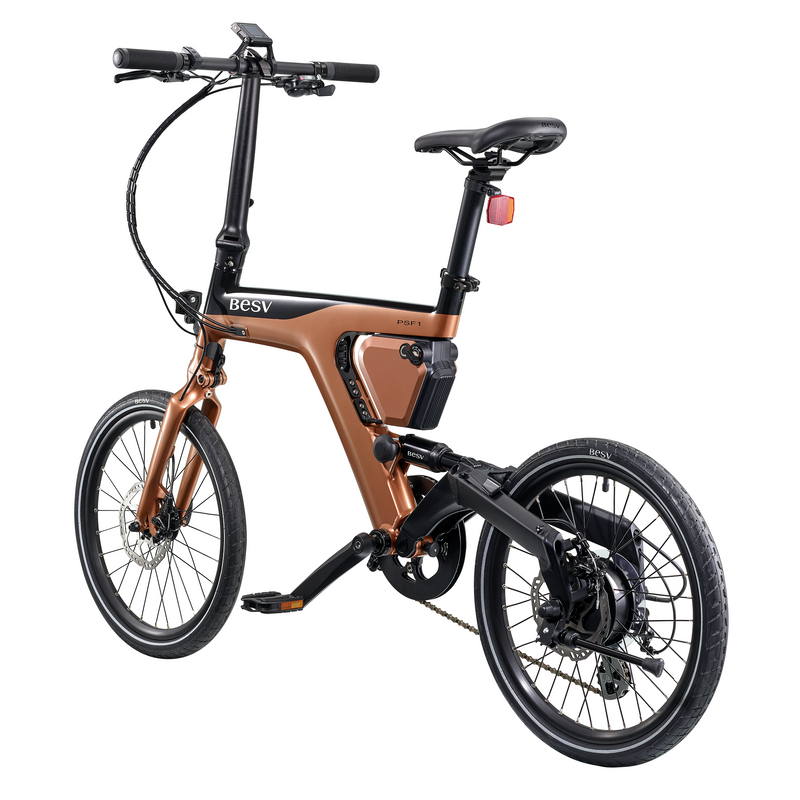 Electric Bike Besv PSF1 Gold Left Rear