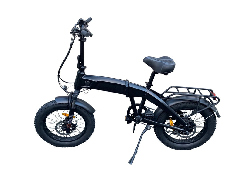 Electric Bike Coastal Cruiser 780 Folding Fat Tire Step Over Black Left