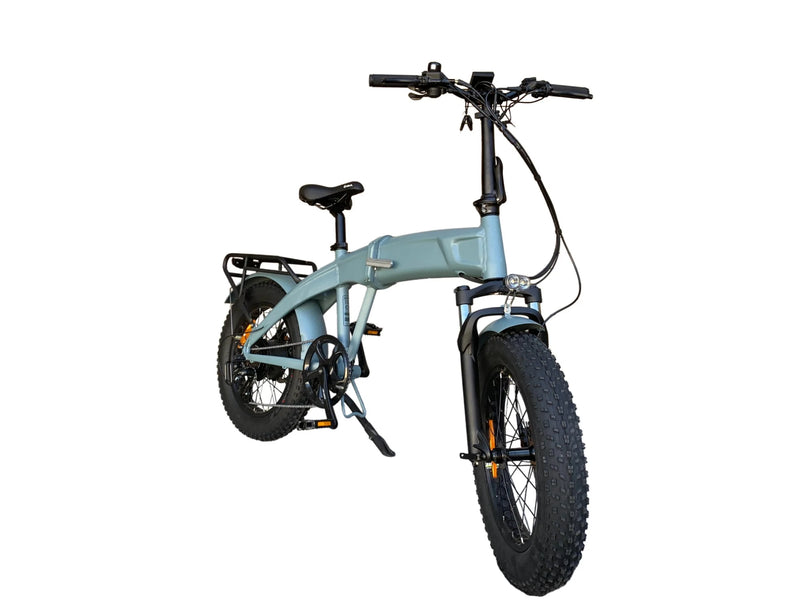Electric Bike Coastal Cruiser 780 Folding Fat Tire Step Over Grey Right Front