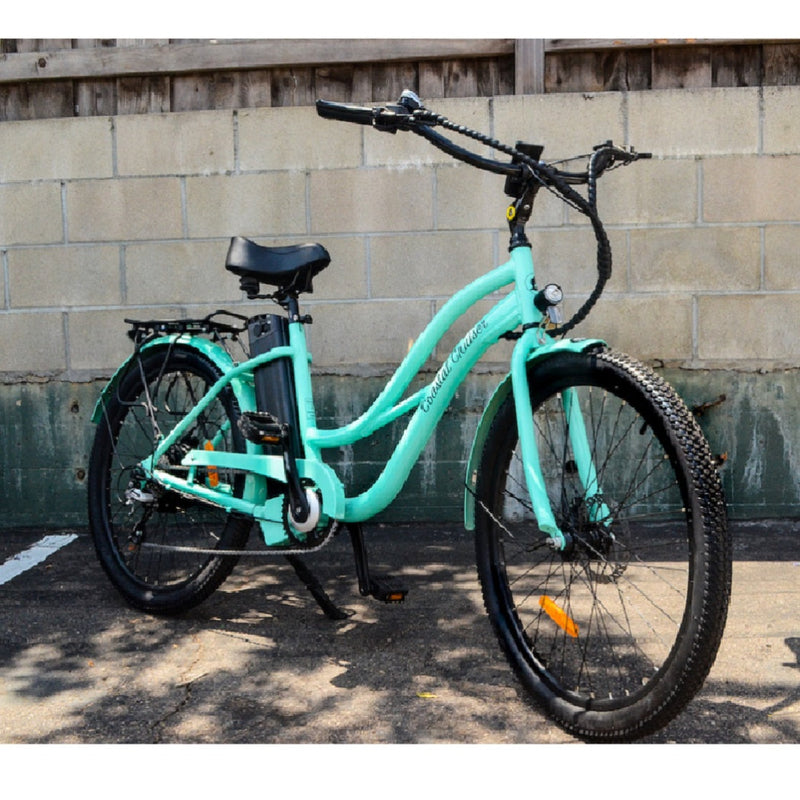 Electric Bike Coastal Cruiser 500W Classic Step Thru Turquois Right