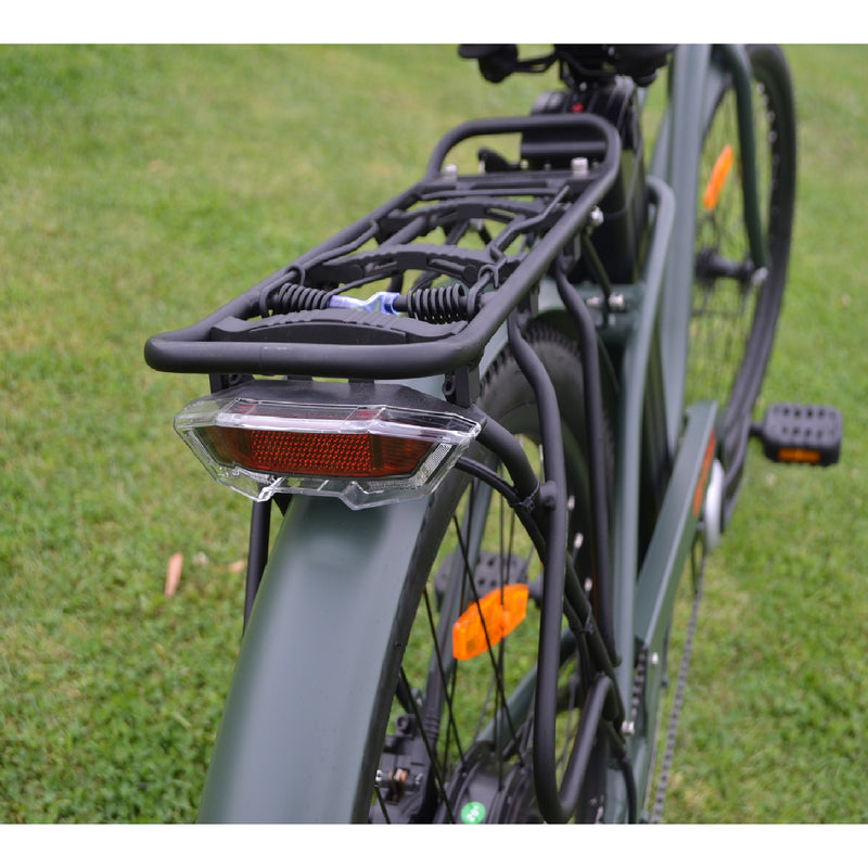 Electric Bike Coastal Cruiser 500W Classic Step Thru Rack