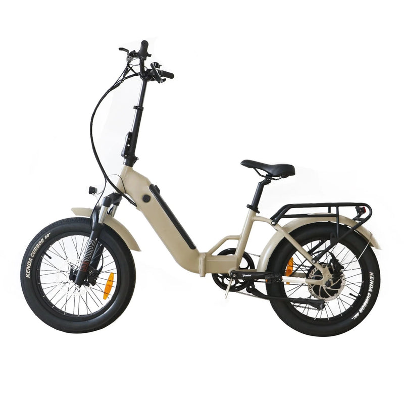 Electric Bike Coastal Cruiser 750 Folding Step-Thru Sand Left