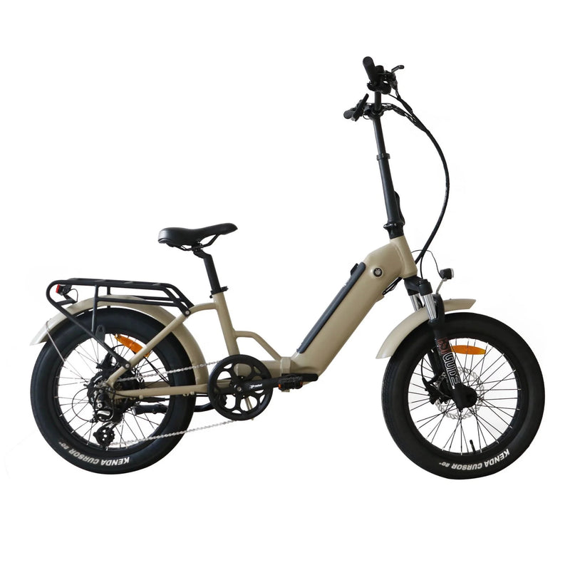 Electric Bike Coastal Cruiser 750 Folding Step-Thru Sand Right