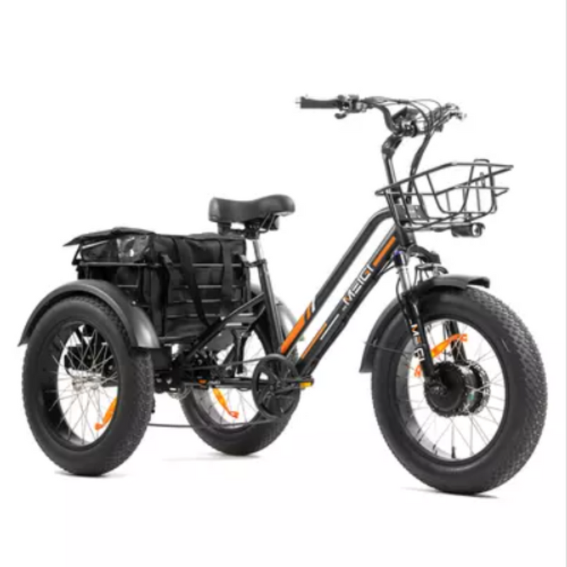Electric Bike DWMeigi 1703 Black Right Front