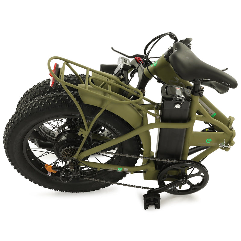 Electric Bike Ecotric Fat20 Green Folded