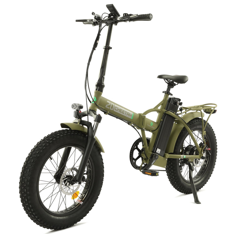 Electric Bike Ecotric Fat20 Green Left