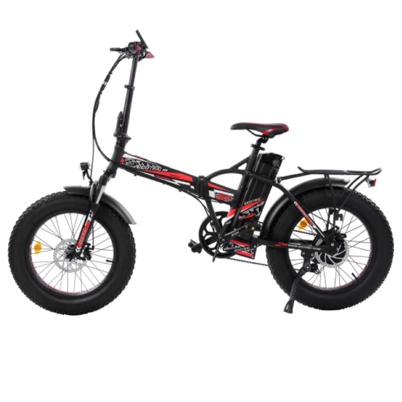Electric Bike Ecotric Fat20 Black and Red Main