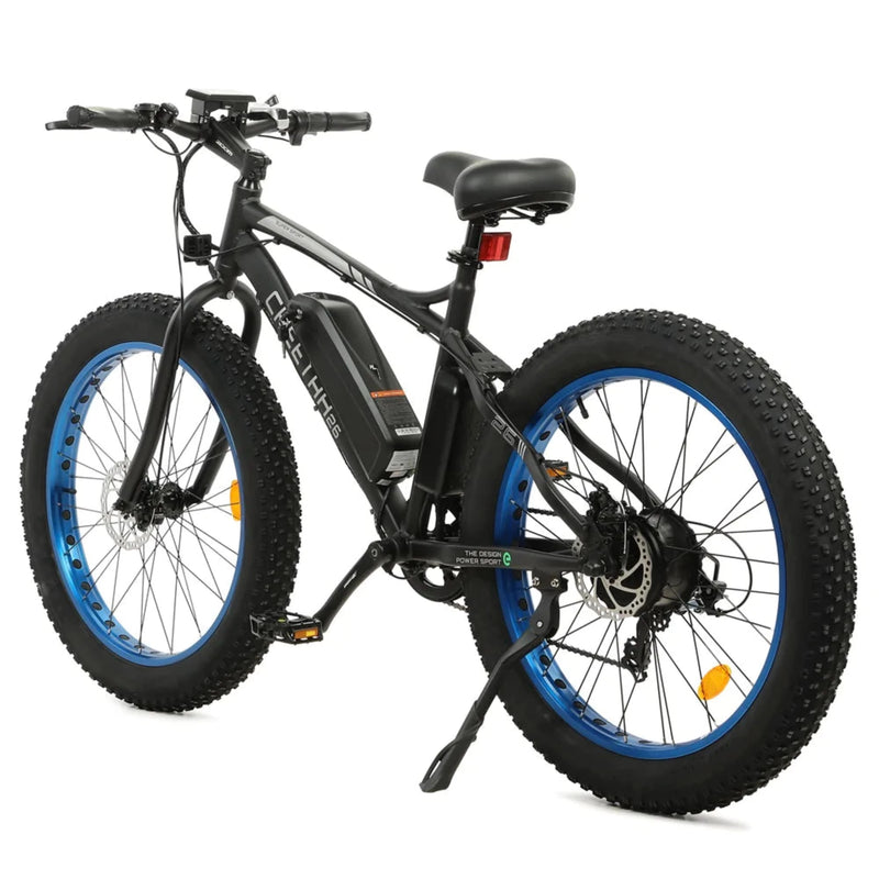 Electric Bike Ecotric Fat26 Blue Left Rear