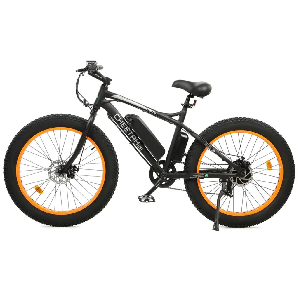 Ecotric 500W 26 Cheetah Fat Tire Beach Snow Electric Bike