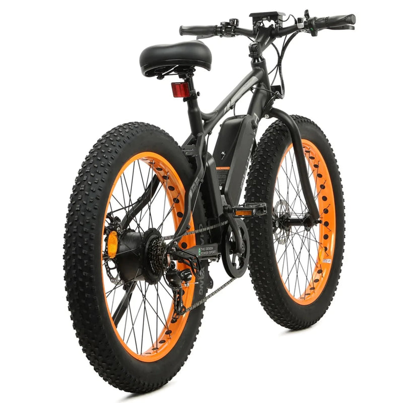 Electric Bike Ecotric Fat26 Orange Right Rear