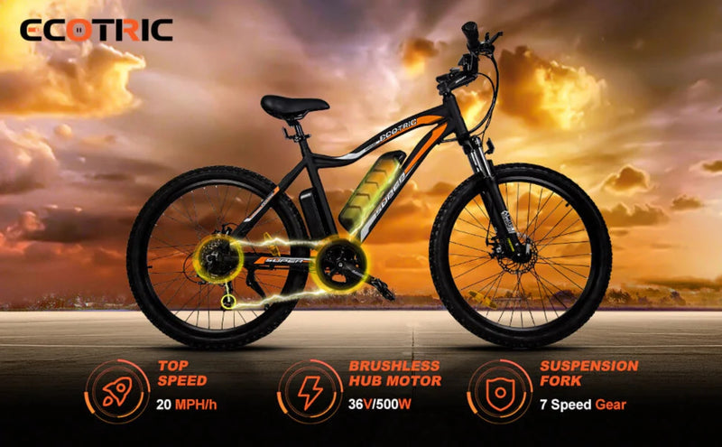 Electric Bike Ecotric Leopard Features