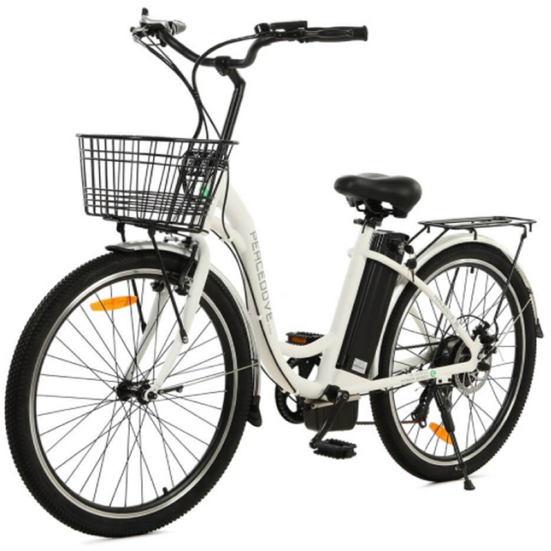 Electric Bike Ecotric Peacedove White Left Front