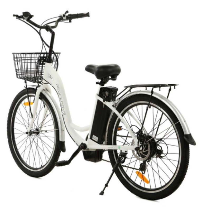 Electric Bike Ecotric Peacedove White Left Rear