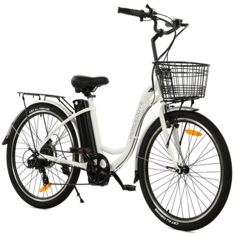 Electric Bike Ecotric Peacedove White Right Front