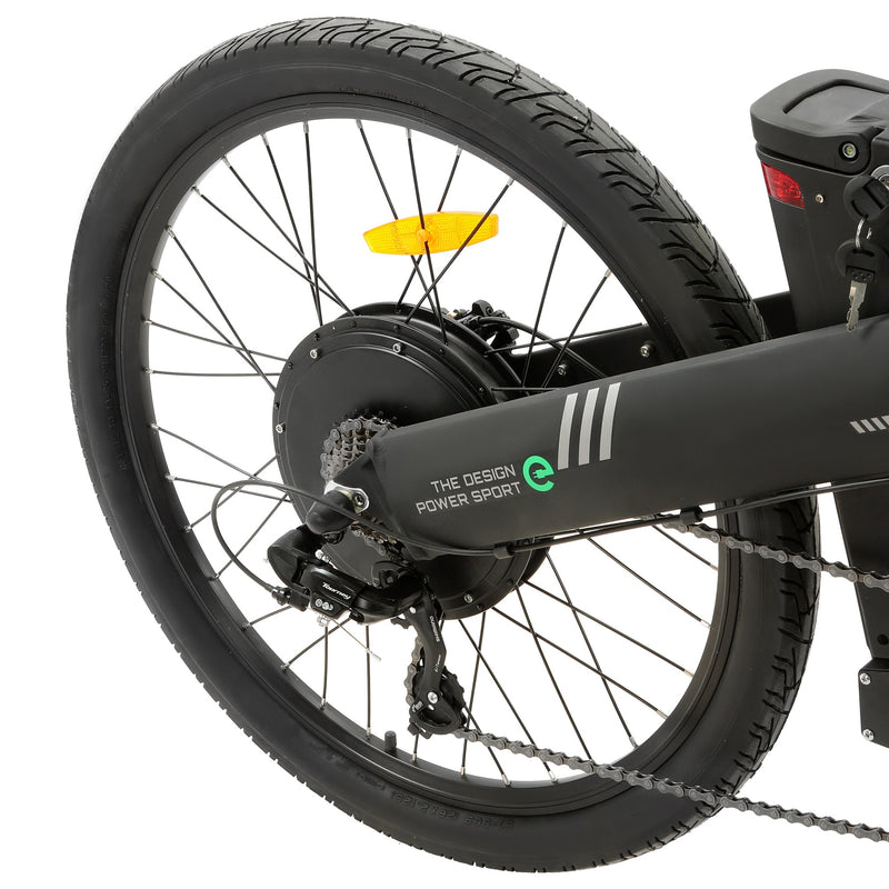Electric Bike Ecotric Seagull Black Derailer