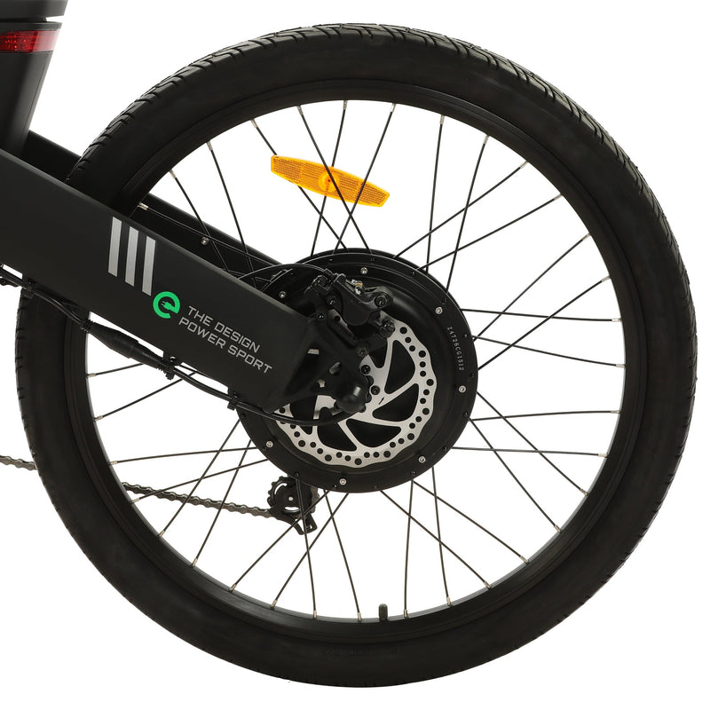 Electric Bike Ecotric Seagull Black Rear Tire