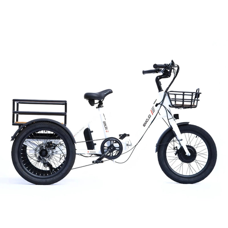 Electric Bike Emojo Bison S Wihite Right