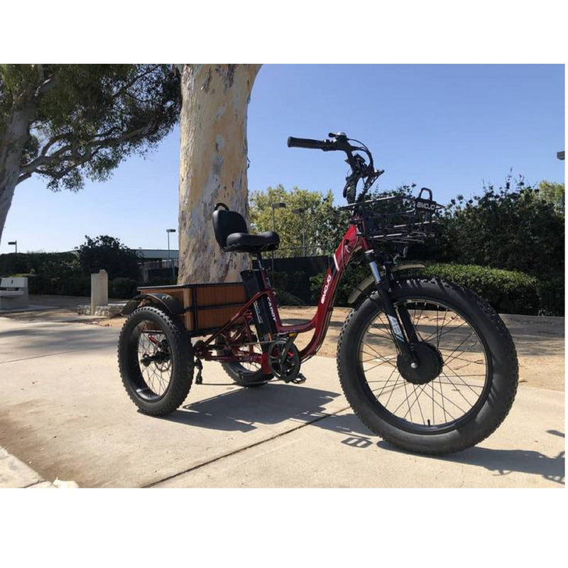 Electric Bike Emojo Caddy Pro Apple Red Front