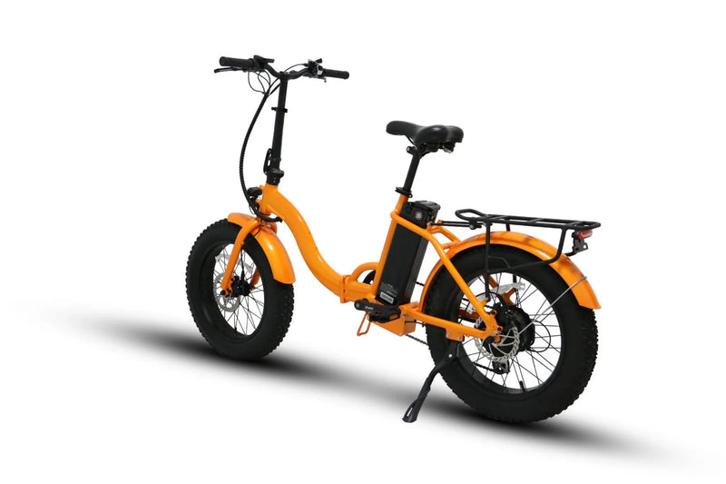 Electric Bike Eunorau FAT-STEP-Orange Left Rear