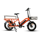 Electric Bike Eunorau G30 Orange Right With Basket