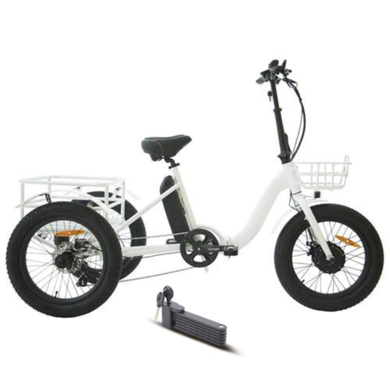 Electric Bike Eunorau New Trike White Main