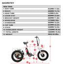 Electric Bike Eunorau Trike Dimensions