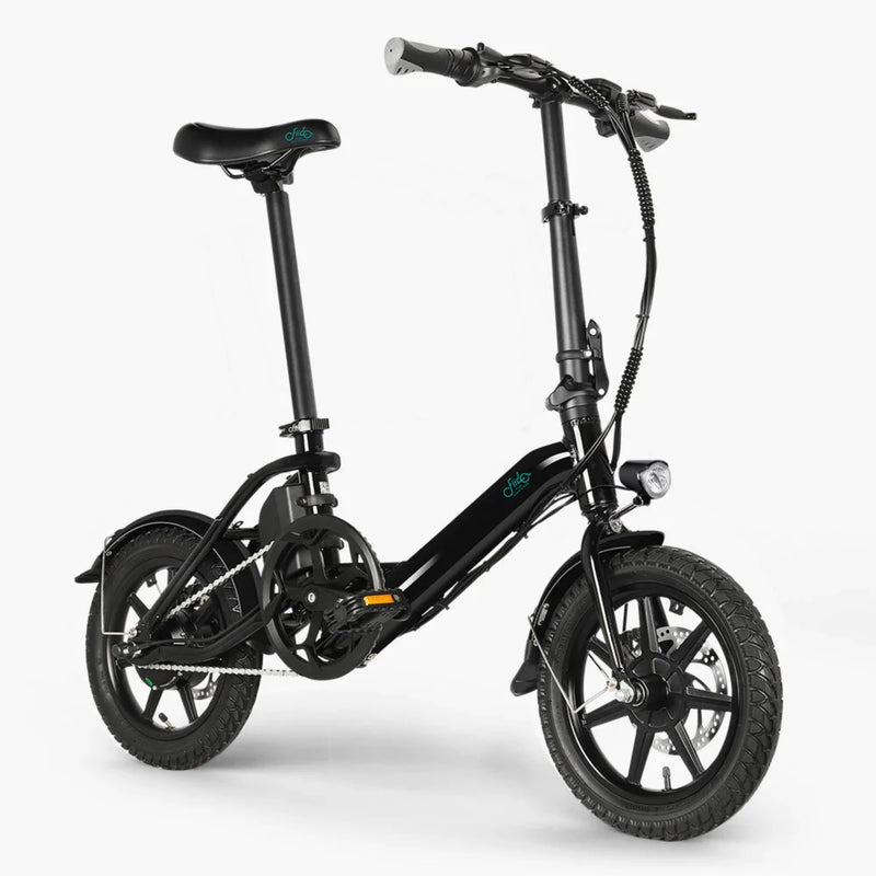 Electric Bike Fiido D3 Pro Black Right Front
