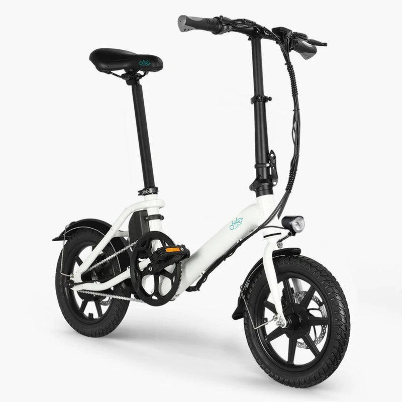 Electric Bike Fiido D3 Pro White Right Front