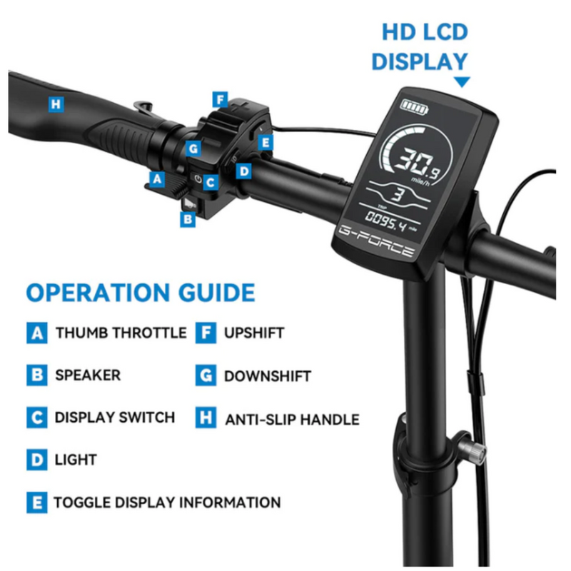 Electric Bike G-Force T42 LCD