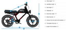 Electric Bike G-Force ZM Dimensions