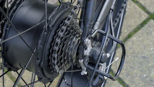 Electric Bike Himiway Cruiser Black Hub2