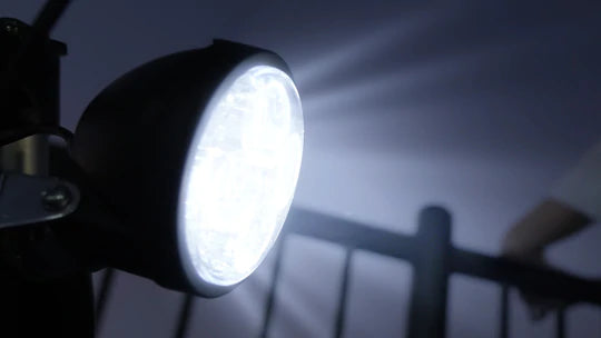 Electric Bike Himiway Cruiser Black Headlight
