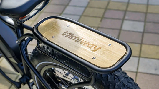 Electric Bike Himiway Cruiser Black Rack