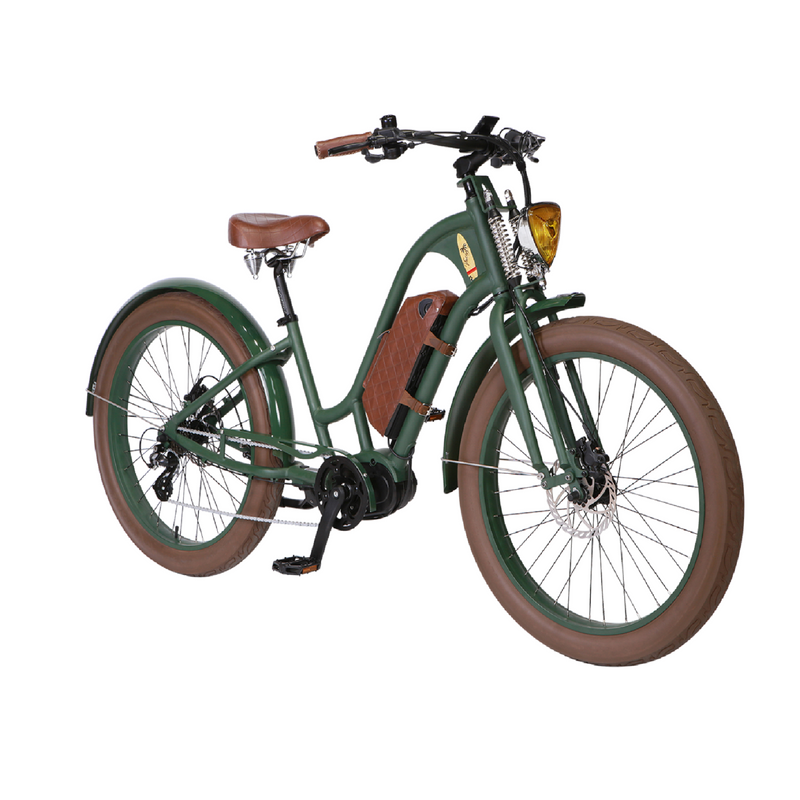 Electric Bike Michael Blast Vacay Mid Low Greenframe Front