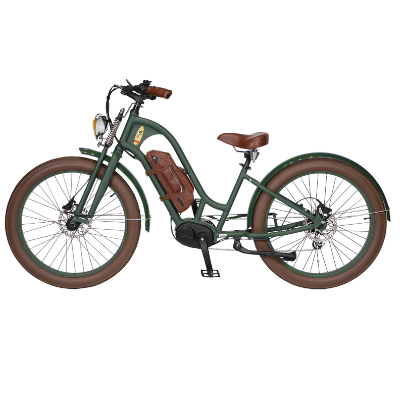 Electric Bike Michael Blast Vacay Mid Low Greenframe Side