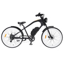 Electric Bike Michael Blast Vacay Hi Black Frame White Rims