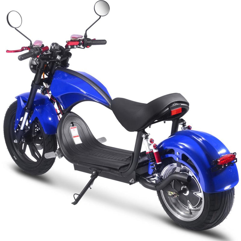 Electric Bike Mototec Raven Blue Rear