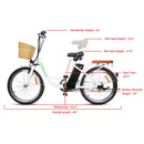 Electric Bike Nakto Elegance Dimensions