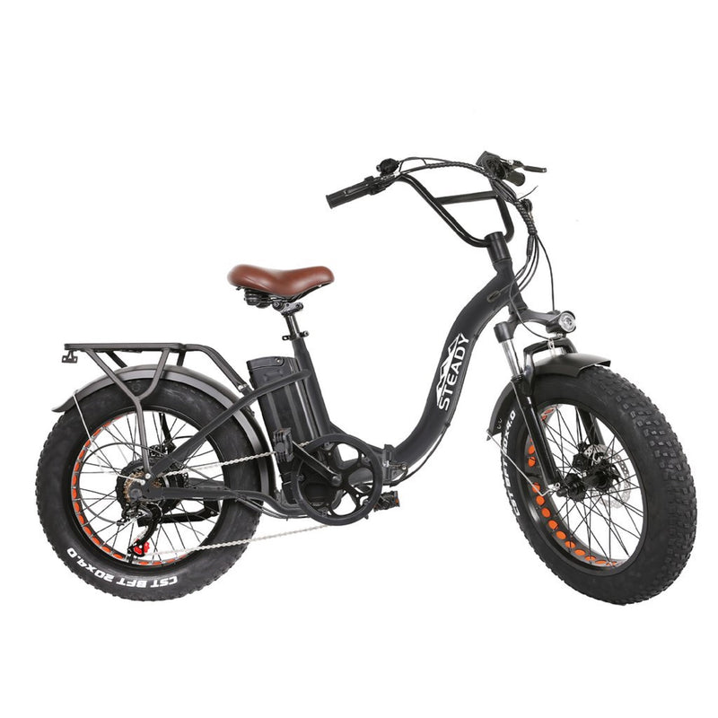 Electric Bike Nakto Ox Folding Black Side