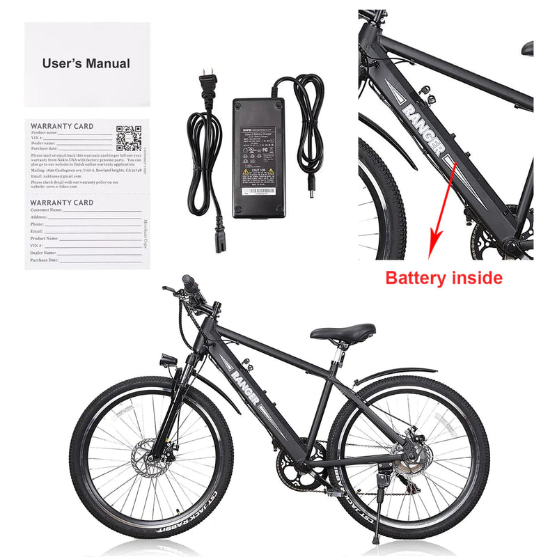 Electric Bike Nakto Ranger Battery Inside